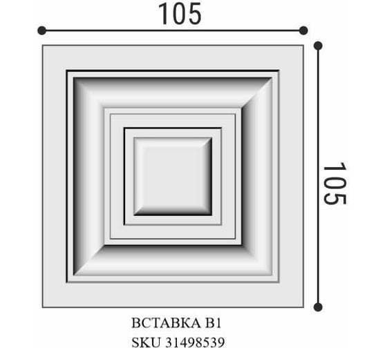 Наличник Bello deco XPS Н 9 80x19 мм 00-00106251