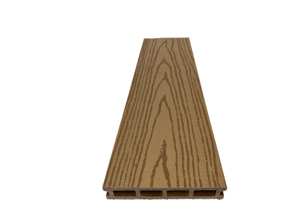 Террасная доска MasterDeck Classic Тик узкий вельвет/тиснение под ...