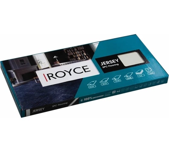 Ламинат SPC Royce Jersey, 1.48 м2, 100% водостойкий J408 Йеллоустоун