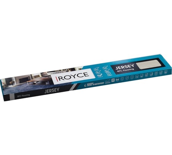 Ламинат SPC Royce Jersey, 2.009 м2, 100% водостойкий J401 Дуб Милк