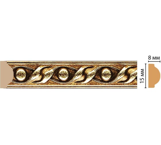 Молдинг Decomaster ДМ 15x8х2400 мм 130-43