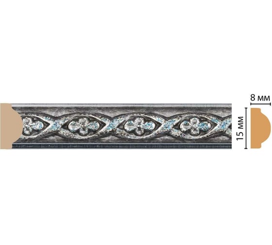 Молдинг Decomaster ДМ 15x8х2400 мм 130-55
