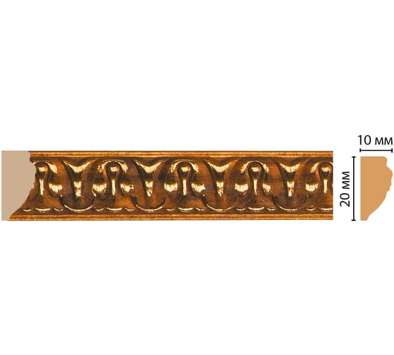 Молдинг Decomaster ДМ 20x10x2400 мм 103C-1223
