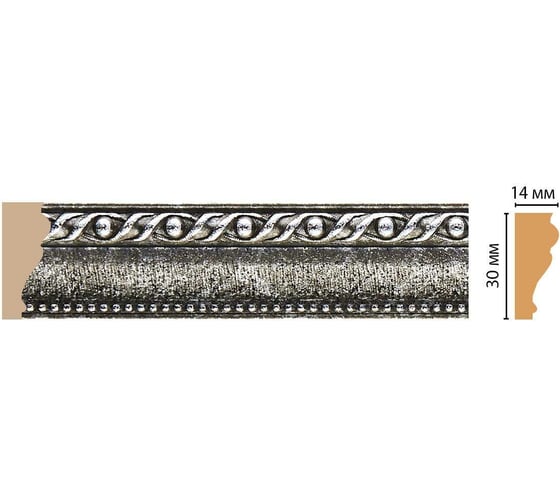 Молдинг Decomaster ДМ 30x14x2400 мм 125-44