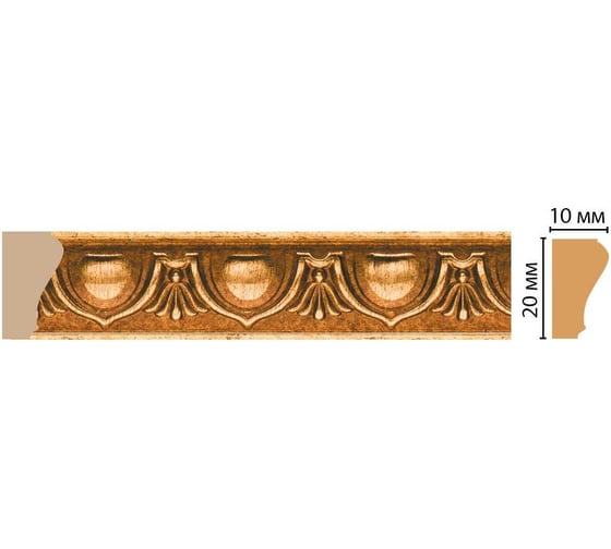 Молдинг Decomaster ДМ 20x10x2400 мм 103D-58