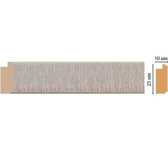 Молдинг Decomaster ДМ 25x10x2400 мм 102-19