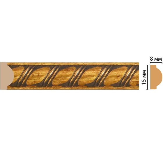 Молдинг Decomaster ДМ 15x8х2400 мм 130D-176