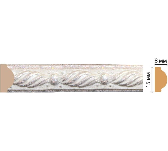 Молдинг Decomaster ДМ 15x8х2400 мм 130-19