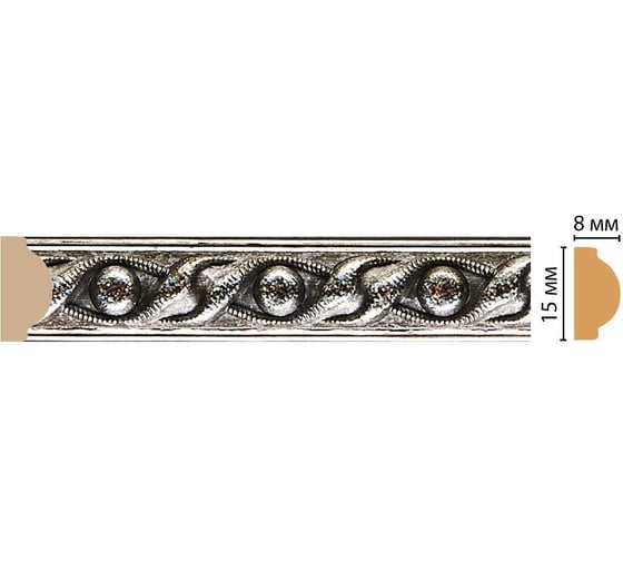 Молдинг Decomaster ДМ 15x8х2400 мм 130-44