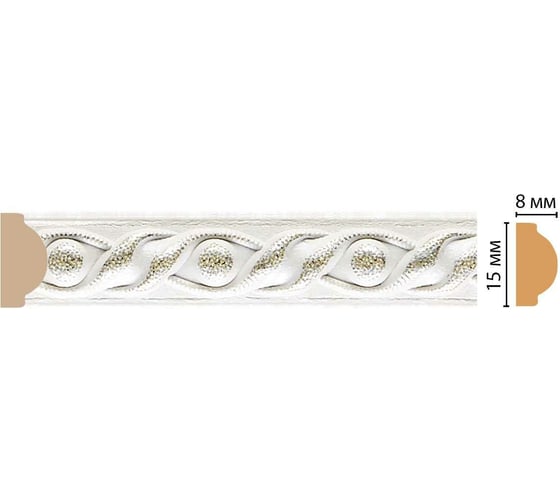 Молдинг Decomaster ДМ 15x8х2400 мм 130-42