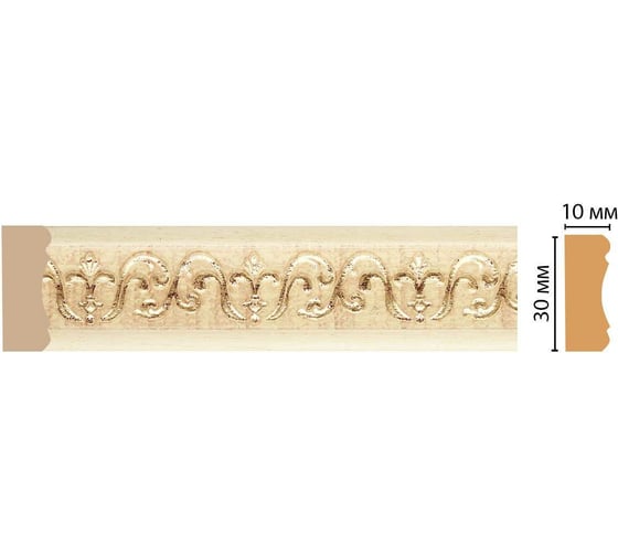 Молдинг Decomaster ДМ 30x10x2400 мм 165-1028