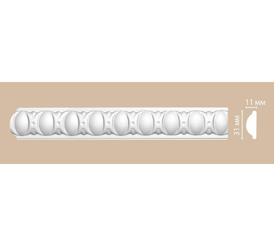 Гибкий молдинг Decomaster 31x11x2400 мм 98885F