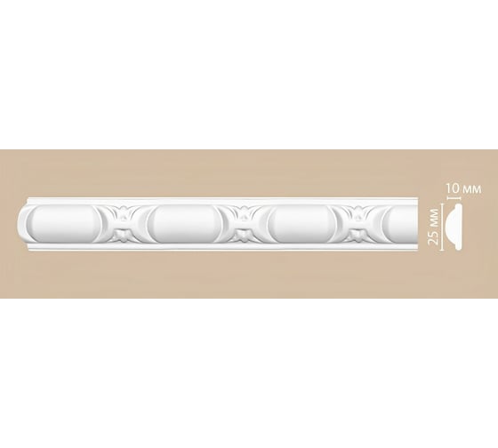 Гибкий молдинг Decomaster 25x10x2400 мм 98013F