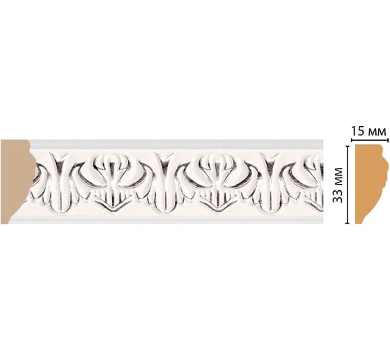 Молдинг Decomaster ДМ 33x15x2400 мм 101B-60