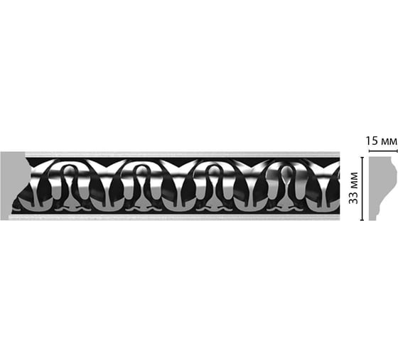 Молдинг Decomaster ДМ 33x15x2400 мм 101C-63