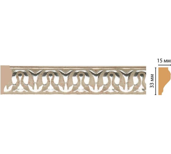 Молдинг Decomaster ДМ 33x15x2400 мм 101C-59