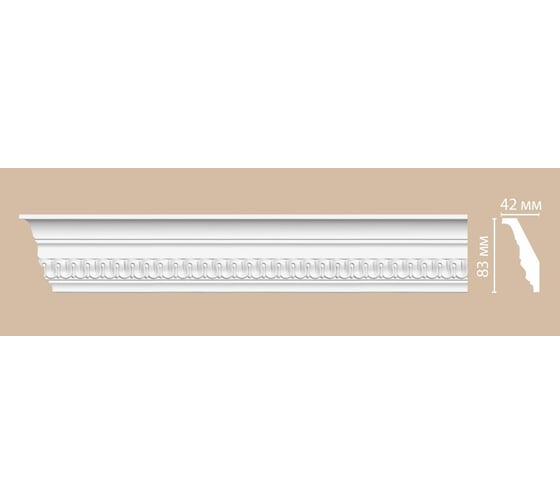 Гибкий плинтус Decomaster 83x42x2400 мм DT-36F