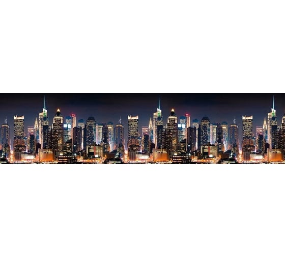 Кухонный фартук Центурион город Манхэттен, 2000x600x1 мм 53195