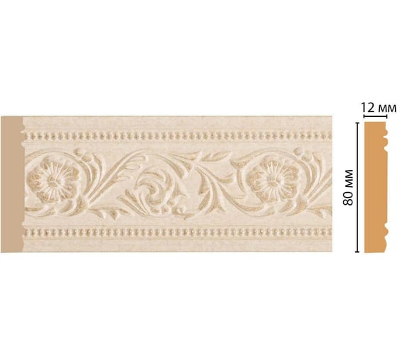 Молдинг Decomaster ДМ 80x12x2400 мм 150-18D