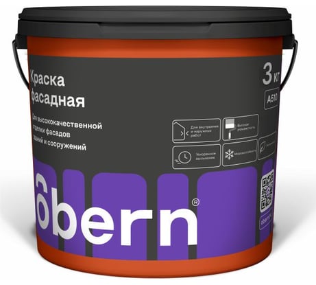 Краска фасадная Obern 3 кг 13521