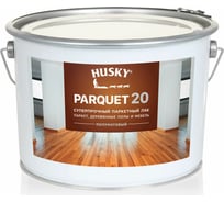 Суперпрочный паркетный лак HUSKY полуматовый, 9 л 30155