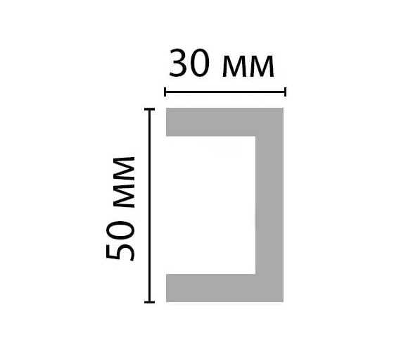 Decomaster Молдинг ДМ 30x50x2000 мм D181