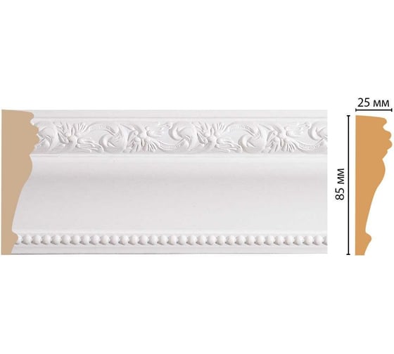 Молдинг Decomaster ДМ 85x25x2400 мм 152-115