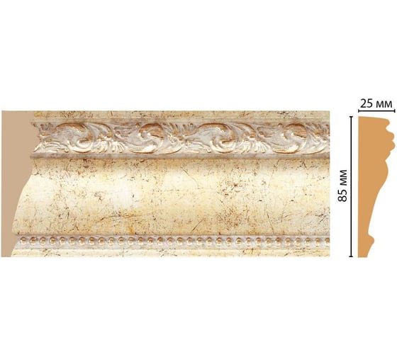 Молдинг Decomaster ДМ 85x25x2400 мм 152-553