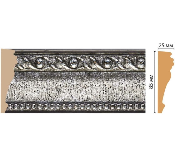 Молдинг Decomaster ДМ 85x25x2400 мм 152-44