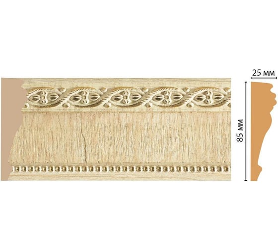 Молдинг Decomaster ДМ 85x25x2400 мм 152-5