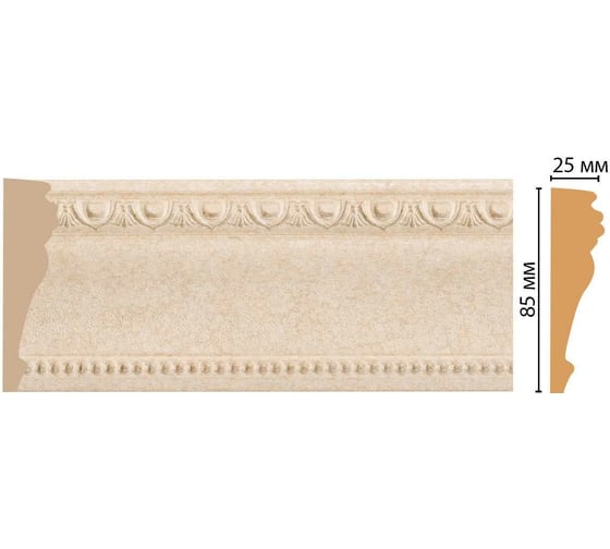 Молдинг Decomaster ДМ 85x25x2400 мм 152-18D