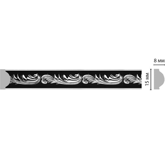Молдинг Decomaster ДМ 15x8х2400 мм 130-63