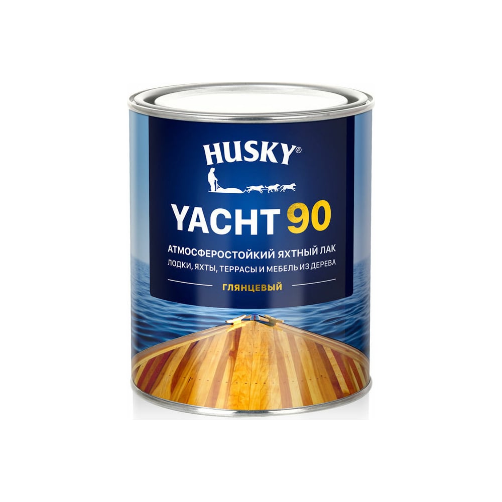 Лак яхтный Husky Yacht 90 0.9 л глянцевый