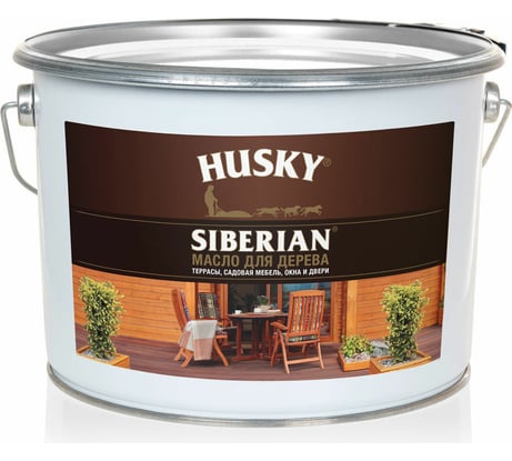 Масло для дерева HUSKY SIBERIAN 9 л 32017