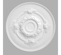 Потолочная розетка Decomaster ШК d наружный 348 мм, d внутренний 60 мм, h=36 мм DM-0361A