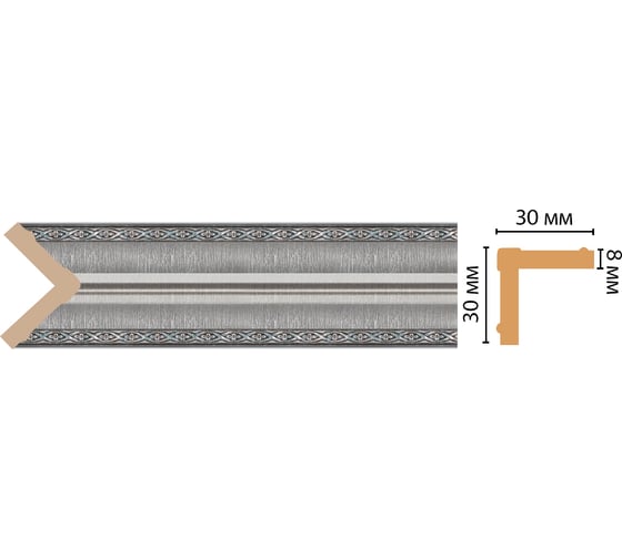 Угол Decomaster ДМ 30x30x2400 мм 116-55 1