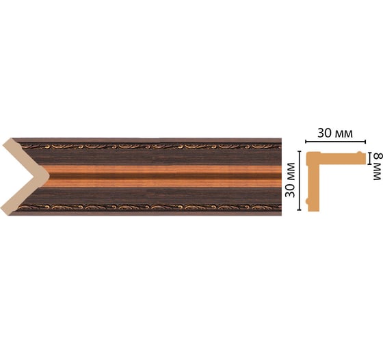Угол Decomaster ДМ 30x30x2400 мм 116-966 1