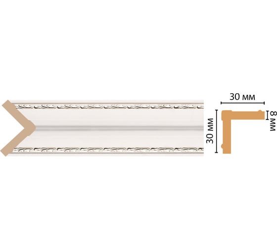 Угол Decomaster ДМ 30x30x2400 мм 116-60 1