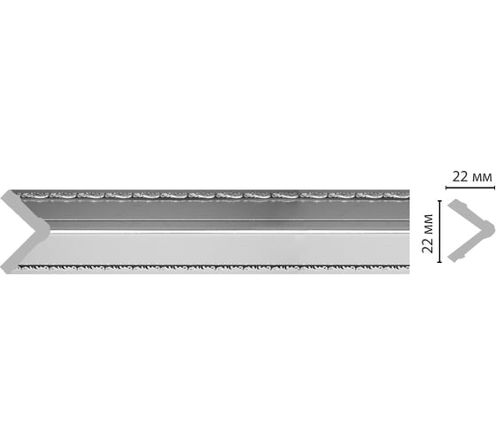 Угол Decomaster ДМ 22x22x2400 мм 116M-63