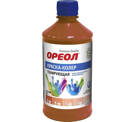 Тонирующая краска - колер ОРЕОЛ осенний лист, 0.725 кг 5716