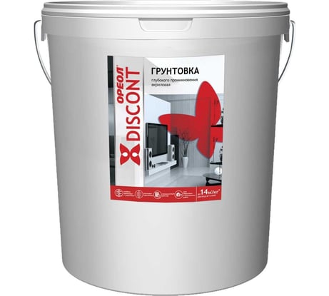 Грунтовка глубокого проникновения ОРЕОЛ Дисконт ВД 30 кг 4486