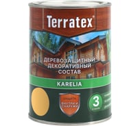 Деревозащитный декоративный состав ТЕРРАТЕКС орегон, 0.75 кг, 1 л ЭК000141578