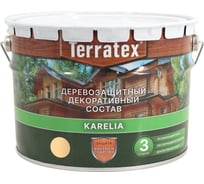 Деревозащитный декоративный состав ТЕРРАТЕКС бесцветный, 7.5 кг, 9 л ЭК000137007