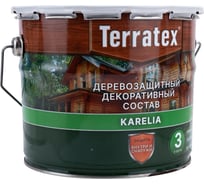 Деревозащитный декоративный состав ТЕРРАТЕКС палисандр, 2.25 кг, 3 л ЭК000136998