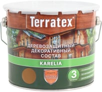 Деревозащитный декоративный состав ТЕРРАТЕКС орех, 2.25 кг, 3 л ЭК000136999