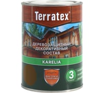Деревозащитный декоративный состав ТЕРРАТЕКС палисандр, 0.75 кг, 1 л ЭК000136988