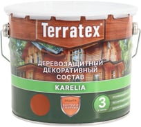 Деревозащитный декоративный состав ТЕРРАТЕКС рябина, 2.25 кг, 3 л ЭК000137001