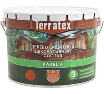 Деревозащитный декоративный состав ТЕРРАТЕКС рябина, 7.5 кг, 9 л ЭК000137011