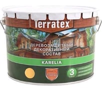 Деревозащитный декоративный состав ТЕРРАТЕКС орегон, 7.5 кг, 9 л ЭК000141580