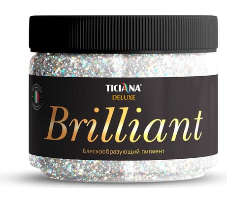 Блескообразующий пигмент Ticiana DeLuxe Brilliant 0.1 кг, бриллиант 4300002810